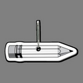 Zipper Clip W/ Tall Pencil Tag